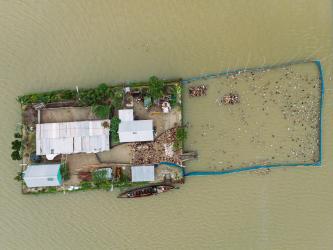 Mound Home with Duck Farm